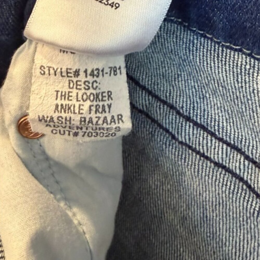 MOTHER The Looker Ankle Fray Jeans in Bazaar Adventures - 30 - Picture 5 of 10